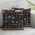 thumbnail image 3 of nygtbtfer America Flag Stars Throw Pillow Cover, Decor for Sofa Couch White, 3 of 7
