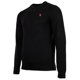 thumbnail image 2 of U.S. POLO ASSN. Jersey de punto para hombre - Cuello redondo, logotipo bordado, algodón Negro 3XL (XXX-Large), 2 of 3