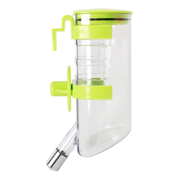 Barhoo Dog Kennel Water Bottle Dispenser No Drip Automatic Drinking Fountain Crate Kettle Feeder for Bunny Rabbit Hamster Guinea Pig Small Pets Cage Accessories 1 Water Bottle