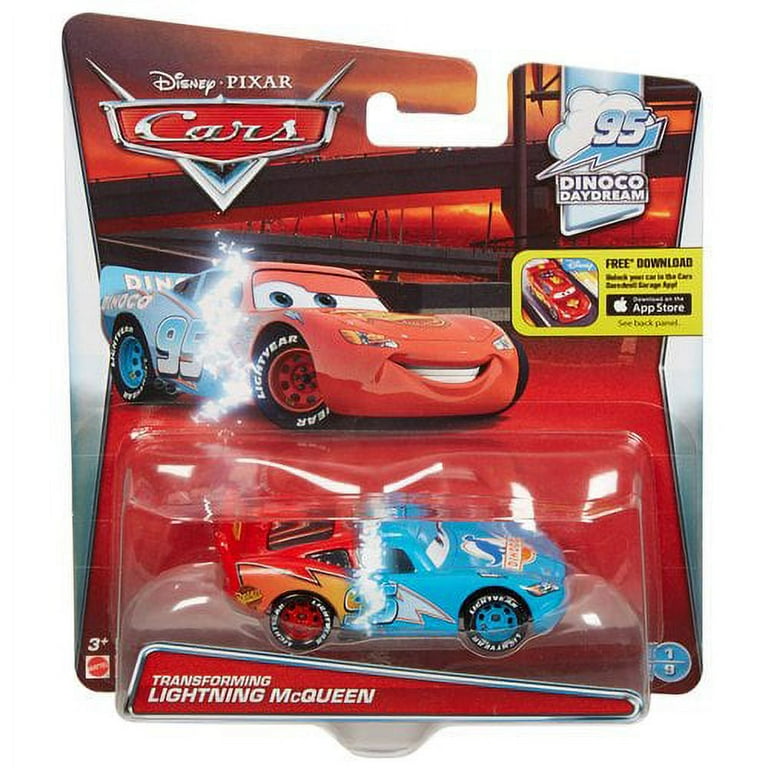 Disney Pixar Cars Transforming Lightning McQueen Die cast Vehicle