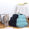 thumbnail image 4 of House Round Comfort Puppy Pet Bed Dog Cat Calming Beds Shag Warm Comfy Fluffy 3, 4 of 7
