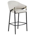 thumbnail image 3 of Chadwick Fabric Upholstered Bar Chair Beige (Set of 2), 3 of 12
