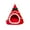 Red, variant on Summercome Christmas Tree Dog House, Cozy Dog Cave Pet Sleeping Bed Puppy Tent with Removable Cushion, Pets Bed for Small Dogs Cats Xmas Decoration, (Green, S Size 14.69in)