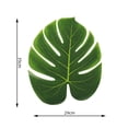 thumbnail image 1 of Boneless Monstera Leaf Hawaiian Party Monstera Green Plant Table Decoration, 1 of 6