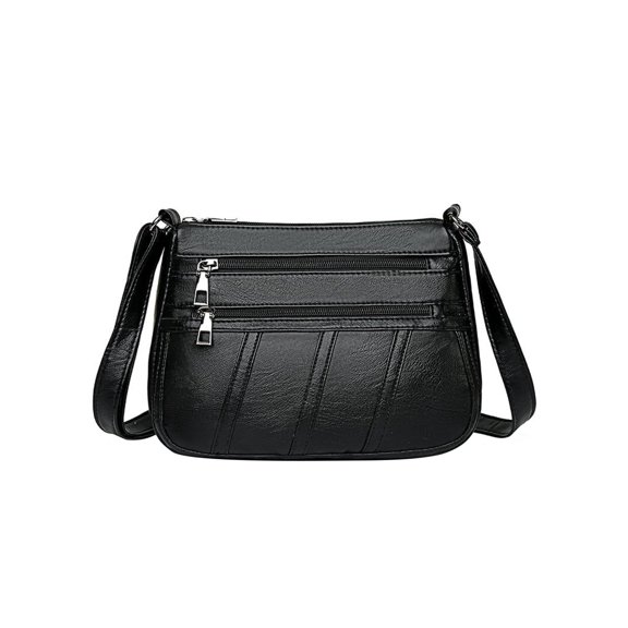 fankhu Economic Messenger Totes Bag Women PU Leather Solid Color Shoulder Crossbody Top-handle Handbag Fashion Satchel Bags