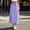 Purple, variant on PWPSG Women’s Drawstring Waist Cargo Midi Skirt, Multi Side Pockets Side Slit Tough Light Woven Fabric, Straight Hem for Suburban Treks Blue M