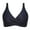 Black, variant on Women Underwire Full Coverage Bikini Top Only Criss Cross Push Up Swim Crop Top Tie Back Bathing Suit(Purple,XXL)