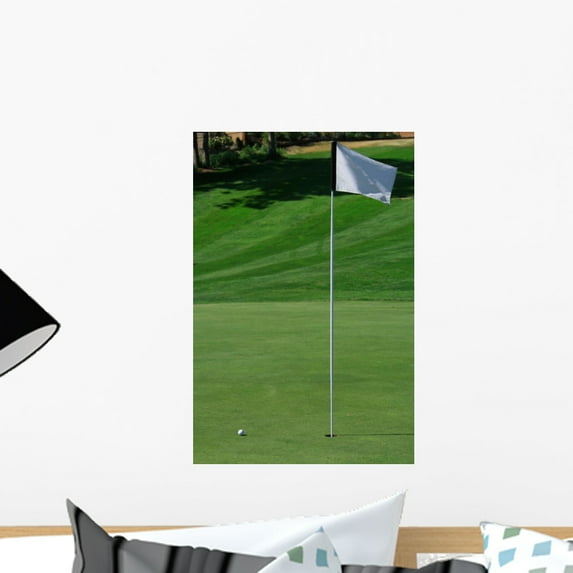 Golf Green Wall Mural by Wallmonkeys Peel and Stick Graphic (18 in H x 12 in W) WM100191