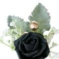 thumbnail image 3 of Ramillete para muñeca Yotijar conjunto de boutonniere rosa negro, 3 of 7