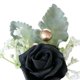 thumbnail image 3 of Boutonniere Artificial BLESIY Rosa Flores Ramilletes negro, 3 of 3