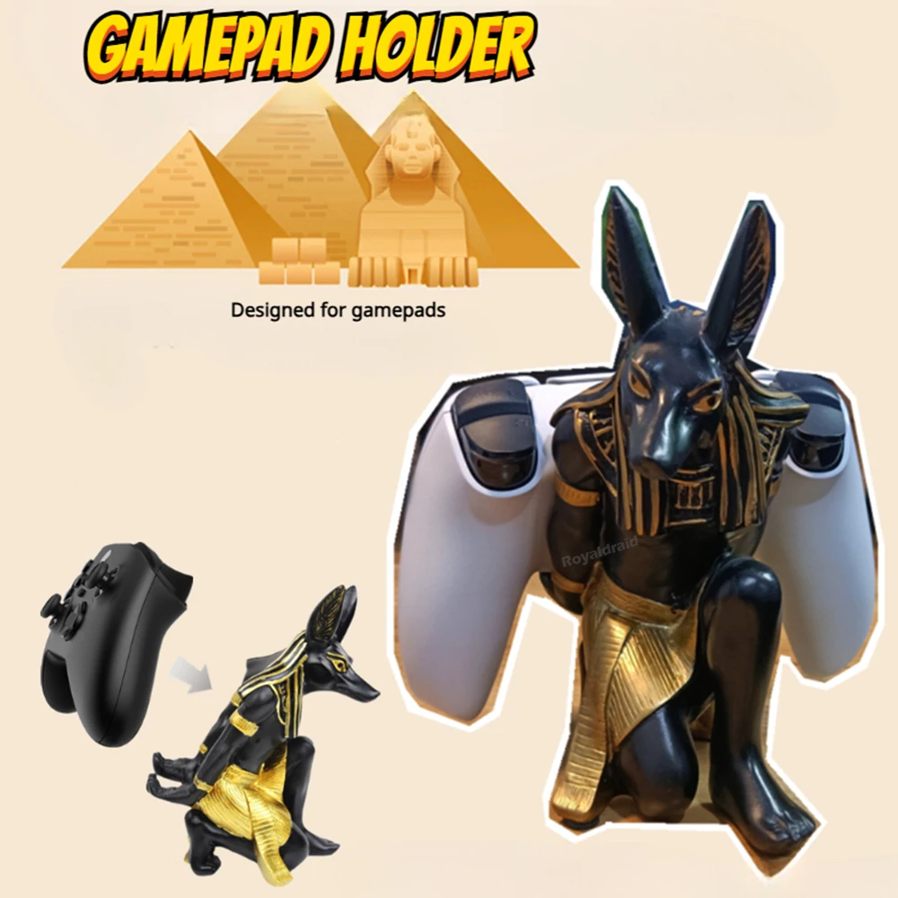 Game controller holder  PS4/PS5/Xbox game controller holder Anubis God Base mobile phone holder Switch universal display holder OLED game controller holder