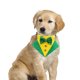 thumbnail image 5 of Pañuelo para perro con collar, babero triangular irlandés del Día de San Patricio, bufanda para fiesta de cosplay Amarillo Verde S, 5 of 9
