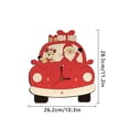 thumbnail image 4 of Reloj de pared decorativo navideño Reloj de dormitorio infantil de dibujos animados Reloj impreso para sala de estar sd001 Noticed HA001595-01, 4 of 6