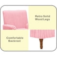 thumbnail image 4 of Jopath Modern Accent Chair with 2" Wide Wale Corduroy, 9" Solid Wood Legs, Comfortable Upholstered Armchair for Living Room Bedroom Reading Room Pink, 4 of 9