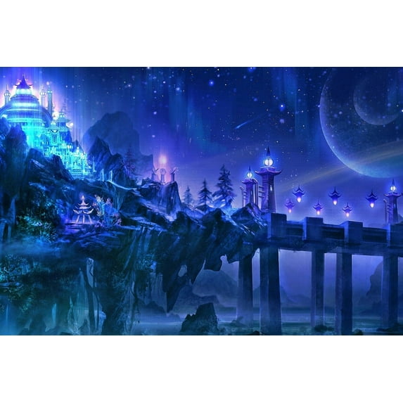 Magical City - Canvas OR Print Wall Art