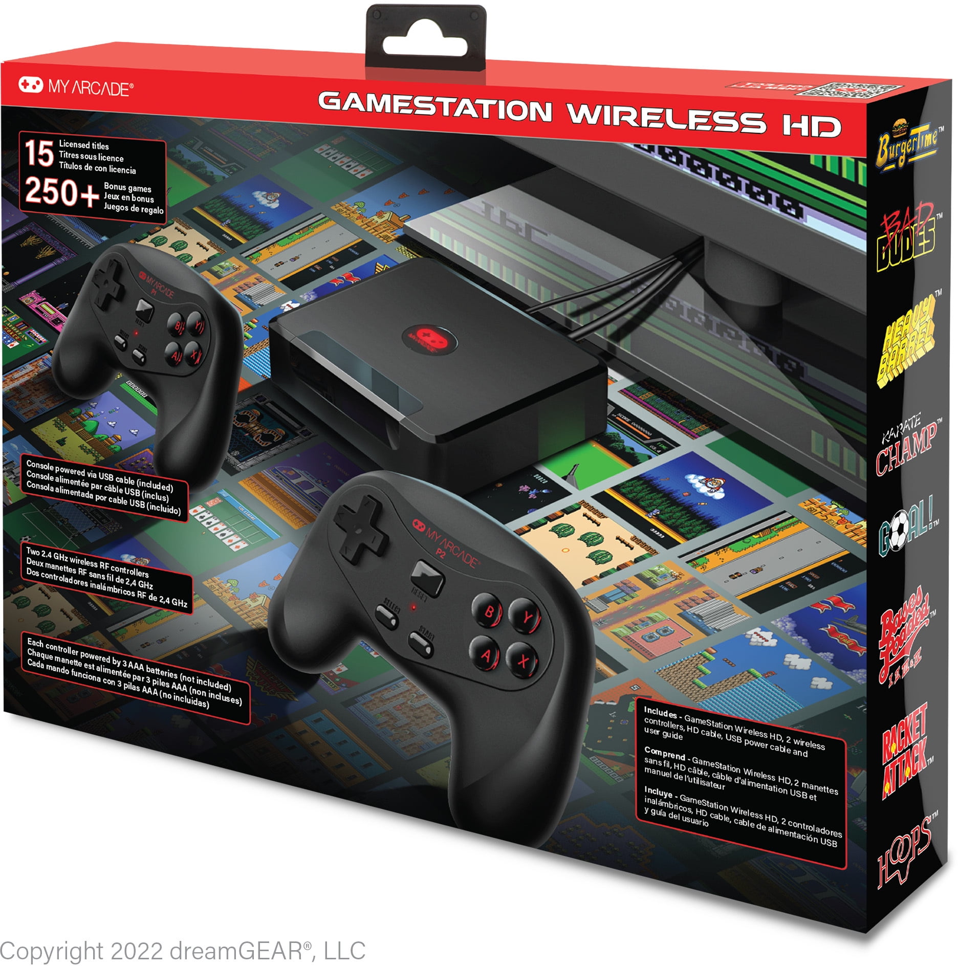 MyArcade DGUNL-4144 Gamestation Wireless HD With 250 Games