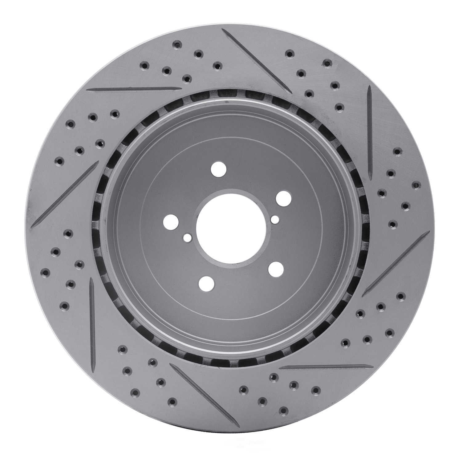Dynamic Friction Company 830-13015L DFC Geoperformance Rotor - Drilled and Slotted