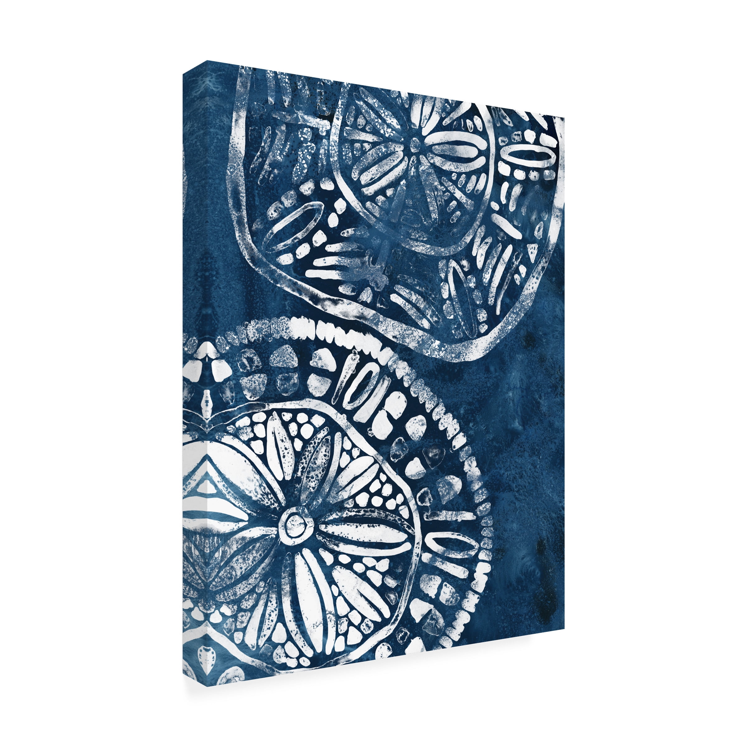 June Erica Vess 'Sea Batik IV' Canvas Art