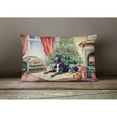 thumbnail image 3 of Great Dane Cozy Christmas Throw Pillow 12 in x 16 in, 3 of 4