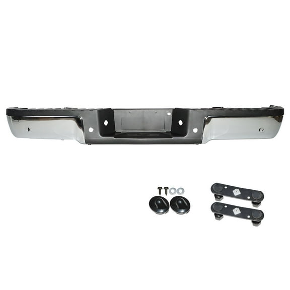 labwork Chrome Rear Bumper Assembly for 2009-2014 F-150 Styleside Models with Parking Sensor Hole