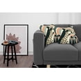 thumbnail image 2 of Ambesonne Cheetah Throw Pillow Cover Pack of 2, Mid Century Modern Minimal, 2 Pcs-20"x20", Peach Grey Teal and Eggshell, 2 of 5