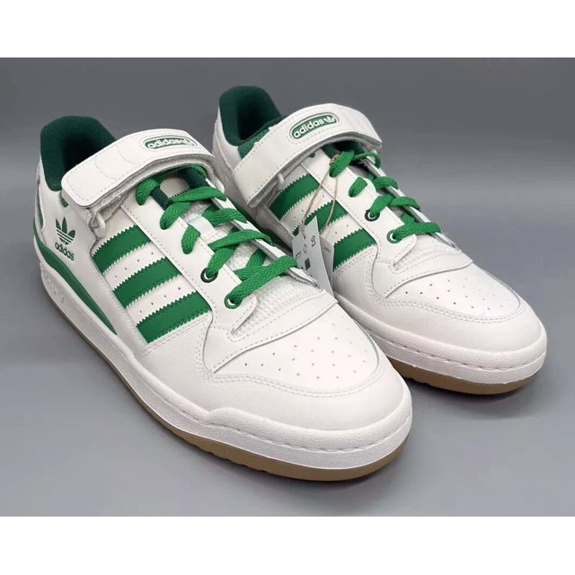 Adi-das Mens Forum Low Originals Sneakers Green White Mens Shoe IE7175 New
