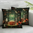 thumbnail image 3 of MDO ESFF Deer Animal Square Zippered Cushion Throw Case Pillow Case Cover 18X18 Inch, 3 of 5