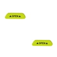 thumbnail image 4 of Unatoiry 4PCS/Set Car Door Stickers Warning Mark Tape Auto Exterior Reflective Tape Auto Exterior Accessories Open Sign Safety Reflective Strip green 2Set, 4 of 6