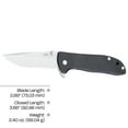 thumbnail image 7 of CRKT Drifter Everyday Carry EDC Pocket Folding Knife with Liner Lock: D2 Plain Edge Blade, G10 Handle, Pocket Clip, 6450D2, 7 of 7