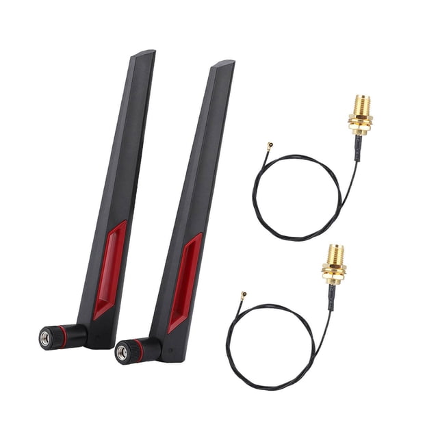 Antena 8dbi antena de rojo 2pcs m.2 ngff Tarjeta de rojo inalámbrica cable de conexión 2 8dbi ac688 antena de rojo antena inalmbrica antena de enrutador antena de enrutador