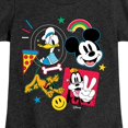 thumbnail image 3 of Disney - Goofy Donald Mickey Pluto Stickers - Youth Girls Short Sleeve Graphic T-Shirt, 3 of 5