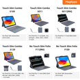 thumbnail image 2 of Case with Keyboard Compatible for iPad 10th Generation & 11th (A16, 2025): Bluetooth Wireless Magnetic Stand Rechargeable Keyboard with Pencil Holder (Grey), 2 of 9