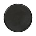 thumbnail image 4 of Kate and Laurel Alessia Modern Round Metal Coffee Table, 26 x 26 x 16, Black, Sand Cast Aluminum Coffee Table with Raised Deckled Edge for Storage and Display, 4 of 8