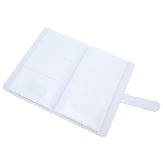 Mini Photo Album, Portable Wallet Picture Album, PU Leather Photo Album, 108 Pockets Photos Double Sided Storage For Gift, Movie Tickets Business Cards