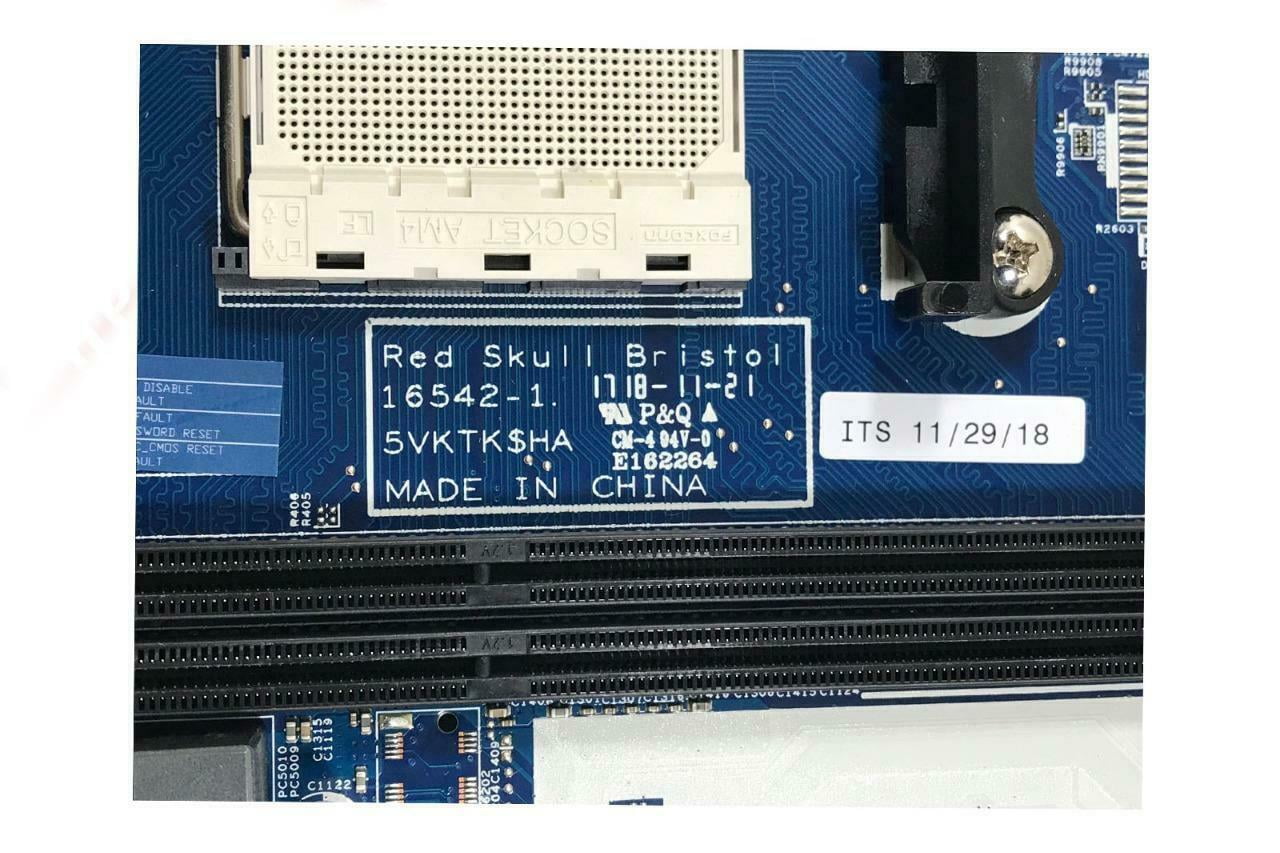 Genuine Dell Inspiron 5675 Series AMD Socket AM4 Desktop Motherboard Xfrww AMD Socket AM4 Motherboard