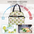 thumbnail image 4 of Easygdp Avocado Playing Music Caja de Almuerzo para Mujeres y Hombres, Bolsa de Almuerzo Insulada, Bolsas Reutilizables Impermeables para Viajes, Trabajo y Picnics, 4 of 7