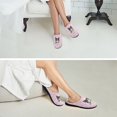 thumbnail image 6 of Womens Cozy Slippers Kuromi And My Melody Warm Soft Plush Slipper Slip-on House Shoes for Home Indoor Outdoor, 6 of 7