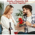 thumbnail image 5 of NAYIHOOP Red Rose Bouquet Building Sets Botanical for Adults Girls Not Compatible with Lego, 5 of 7