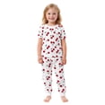 thumbnail image 3 of BenBen Kids Toddler Girl Pajamas Pj Set Short Sleeve Snug Fit Soft & Cozy Size 2Y to 10Y, 3 of 4
