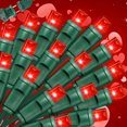 thumbnail image 2 of PYYNA-50 LED Red Commercial Grade String Lights, Durable Green Wire, Indoor & Outdoor Christmas Festive Decor, 2 of 4