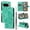 Green, variant on Decase Wallet Case Compatible with Google Pixel 10 Pro XL, Embossed Butterfly PU Leather Case Flip Protective Phone Cover with Card Slots and Kickstand,Purple