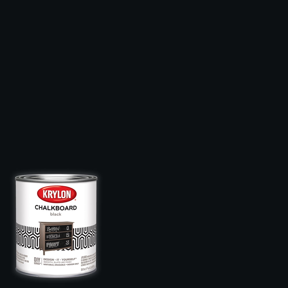 Krylon® Chalkboard Paint BrushOn, Black, 1 Quart