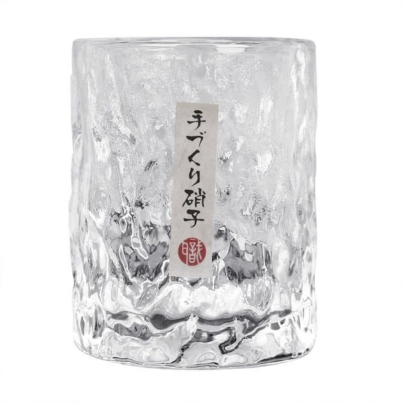 Vaso de cristal para whisky BXT, hecho a mano, japonés, 250 ml