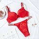 thumbnail image 4 of Conjunto De Sujetador Sexy Con Letras De Diamantes De Imitación Para Mujer UVA2pangjing, 4 of 4