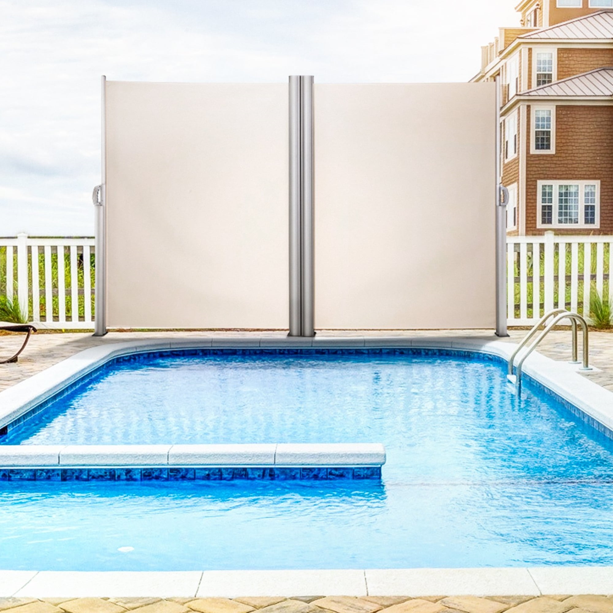 Vevor Retractable Side Awning Patio Screen Retractable Fence 71x236inch