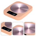 thumbnail image 3 of Calentador de tazas de café, posavasos portátil con carga USB, tazas de cerámica multifunción duraderas, calentador de tazas de metal, rosa, 3 of 4