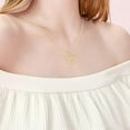 thumbnail image 4 of Golden Initial Necklace for Women Dainty 304 Stainless Steel Letter A-Z Pendant Necklace 18"with 2"extender Box Chain Necklace Personalized Monogram Name Necklace for Women Trendy diy Letter W, 4 of 4