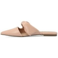 thumbnail image 3 of Journee Womens Enniss Open Side Pointed Toe Mule Flats, 3 of 9