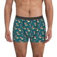thumbnail image 2 of Goofa Frog and Mushrooms Printed Men's Boxer Briefs Underwear, Moisture-Wicking Underwear, Trunk,Soft and Breathable Cotton Underwear-Large, 2 of 9