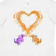 thumbnail image 4 of Inktastic Fire Heart Dragons Boys or Girls Toddler T-Shirt, 4 of 5